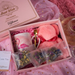 96523 Flamingo Ceramic Mug and Bear Gift Box