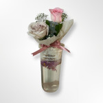 96635 Rose and Apple Flower Tea with Fresh Blossom of the day Adornment