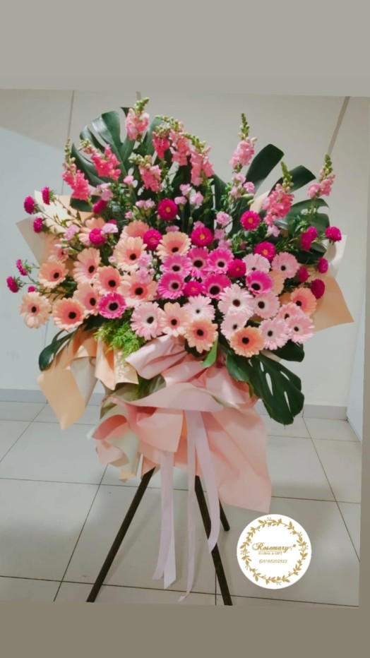 Opening flower arrangement 14