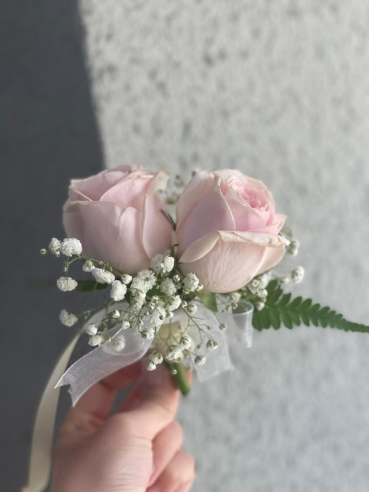 Sonnet Petal Charm Corsage & Wristlet 2 Set - Image 4