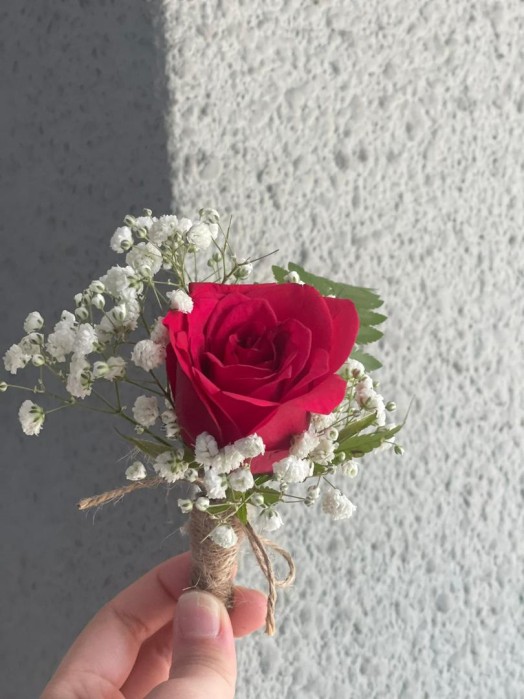 Sonnet Petal Charm Corsage & Wristlet 2 Set - Image 2